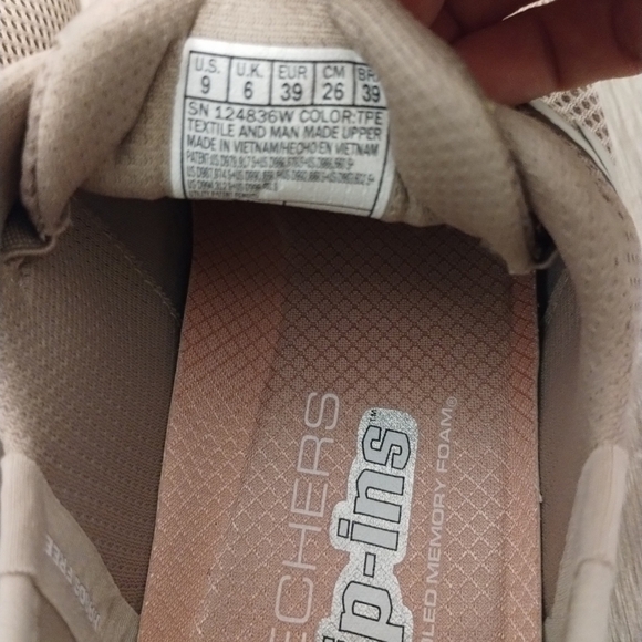 Skechers Taupe Athletic Shoes - Picture 6 of 6